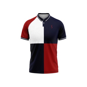 Vente en gros Polo imprimé par sublimation Golf Logo personnalisé T-shirt polo pour hommes - Product Image 5