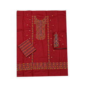 Conjunto de Salwar Kameez, Dupatta y Pantalones para Boda, Bordado en Morado, Transpirable, 100% Algodón, Ligero - Product Image 6