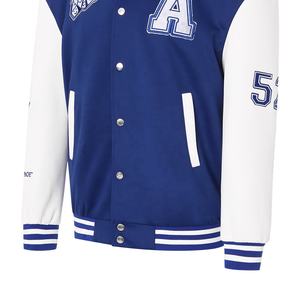 Fabricante al por mayor de cuero mangas personalizadas de béisbol Letterman chaquetas universitarias para hombre - Product Image 6