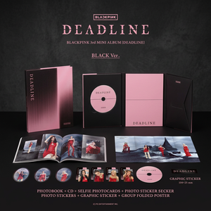 [Álbum Coreano Oficial 100%] BLACK&PINK - 3er MINI ÁLBUM [DEADLINE] (Versión BLACK) Álbum de K-POP - Product Image 5
