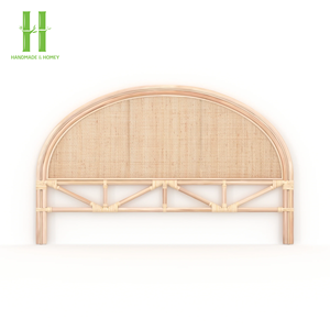 Lit mural en rotin écologique et luxueux, mobilier de chambre à coucher, tête de lit naturelle, taille personnalisable, tête de lit en forme de fleur, rotin 2026 - Product Image 5