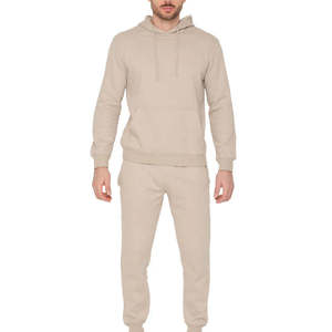 Sudadera con capucha de forro polar transpirable con logotipo personalizado para hombre, conjunto deportivo de diseño personalizado, ropa informal transpirable, conjunto deportivo sólido. - Product Image 3