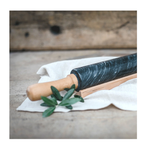 Good Quality Natural Marble 2 Pieces White & Black Color <b>Rolling</b> <b>Pin</b> For Professional & Personal Home Kitchens - Product Image 4