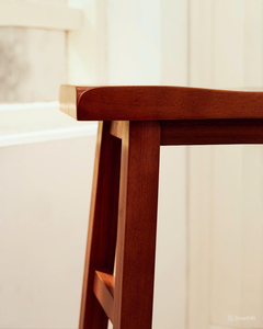 63CM <b>BLACK</b> BAR STOOL WOODEN COUNTER STOOL MODERN HIGH STOOL <b>DINING</b> <b>CHAIR</b> FOR KITCHEN - Product Image 3