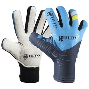 Gants de gardien de but de football sur mesure de haute qualité, avec impression en silicone sur le dos et contact Letax sur la paume avant, coupe négative professionnelle - Product Image 2