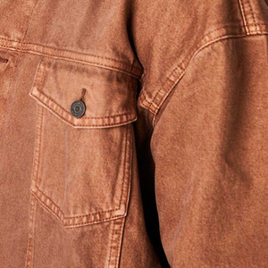 Stylish Streetwear Denim <b>Jeans</b> Jacket for Men Slim Fit Stand Collar Denim <b>Work</b> Jacket Men's Jackets - Product Image 6