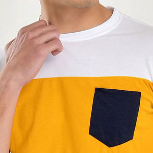 T-shirts pour hommes de haute qualité, personnalisables, unisexes, en mélange coton-polyester, couleur unie, impression de logo en gros - Product Image 6