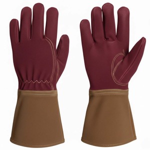 Guantes de Cuero Largos Resistentes al Calor para Soldadura TIG, Chimenea, Camping y Actividades al Aire Libre - Product Image 2