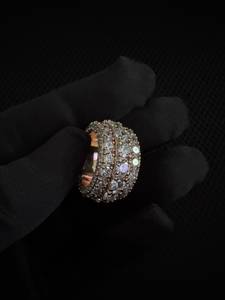 <b>Top</b> Selling Shreeji Jewels Luxury 925 <b>Silver</b> Moissanite Engagement Ring <b>Women</b> High Clarity Sparkling IGI Certified Bezel Set - Product Image 2
