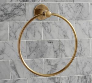 Premium Finish Metal Towel <b>Ring</b> Wall Mounted Bathroom <b>Holder</b> With Elegant And Modern Design Appeal - Product Image 2