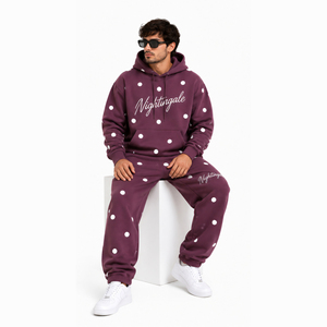 Conjunto Deportivo de Hombre de Alta Calidad, Sudadera con Capucha y Pantalones Deportivos, Estilo Urbano, Sudadera con Capucha Extra Grande Personalizada para Hombre - Product Image 2