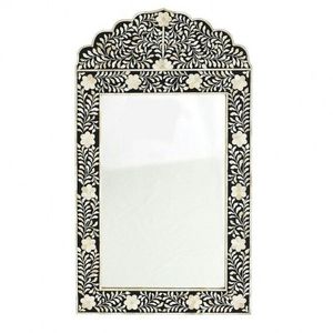 Handmade Stylish Luxury Wall Mirror Natural Bone Inlay <b>Frame</b> for Home Decor - Product Image 1