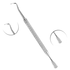 Pousse-cuticules double face professionnel, outil de soin des ongles pour salons de beauté, soin des ongles de qualité supérieure - Product Image 2