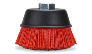 Industrial Grade Nylon Cup <b>Brush</b> with Shank for Metal Wood Surface Finishing Abrasive Tool - Product Image 4