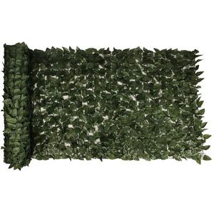 Recinzione Artificiale Tipo Foglia di Pesco 1M X 4M per Esterni, Pianta Artificiale Resistente per Decorazione Giardino - Product Image 2