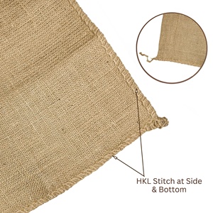 Sac de sable en jute robuste avec cordon de serrage, approvisionnement en vrac, toile de jute, contrôle des inondations et barrière temporaire pour les acheteurs industriels - Product Image 5