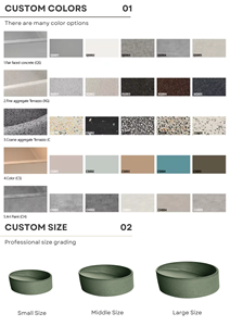 Lavabo Redondo de Cerámica Blanco Europeo, Lavabo Moderno para Baño con Desagüe 2026 - Product Image 6