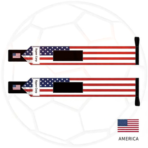 Muñequeras Deportivas con Logotipo Personalizado, Color Bandera, Transpirables, Ligeras, Plegables, Cómodas, Protección Profesional para Entrenamiento con Pesas - Product Image 6