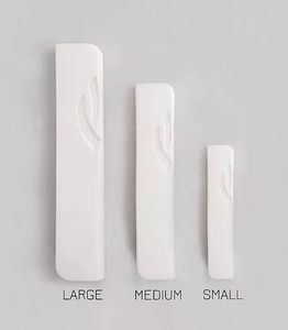 Latest White Minimalist Mezuzah <b>Case</b> Elegant Jewish Door Cover Luxury Judaica Home Blessing Gift - Product Image 1