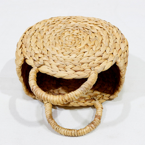 Bolsos de mano de mujer de fábrica de Artex Dong Thap, bolso de mano de paja de cuero tejido hecho a mano, bolso de mano informal de algas marinas de Vietnam - Product Image 5