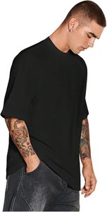 T-shirts pour hommes de haute qualité, personnalisés avec logo imprimé, style streetwear décontracté, faible MOQ, coton lourd, grandes tailles - Product Image 2