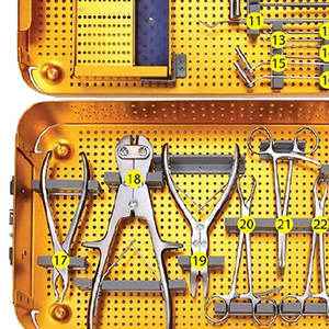 Juego de Instrumentos Quirúrgicos Ortopédicos, Placa de Bloqueo para Extremidades Inferiores DC-PK-0028 Clase I |   Instrumental Quirúrgico de Acero Inoxidable de Alta Calidad para Cirugía Ósea - Product Image 3