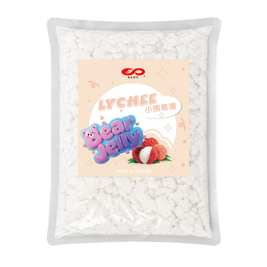 Keifu เยลลี่หมีลิ้นจี่1.5กก. พร้อมกินไข่มุกสำหรับเครื่องดื่มเย็นบรรจุในถุง - Product Image 1