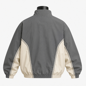 Veste coupe-vent élégante pour homme avec fermeture éclair, coupe-vent d'hiver, vente en gros, coupe-vent personnalisé, vestes pour homme - Product Image 4