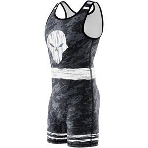 Singlet de Lucha Libre Personalizado de Alta Calidad en Venta, Diseño OEM en Poliéster Sublimado - Product Image 5