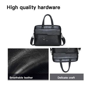 Porte-documents pour ordinateur portable en cuir véritable personnalisé, compartiment rembourré pour ordinateur portable, design portable pour les marques d'entreprise, modèle toutes saisons - Product Image 4