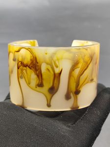 Artistic Epoxy Resin Bangle <b>Stack</b> High-quality Environmental Friendly Christian Women Daily Wear Party Festive Trendy Fashion - Product Image 6