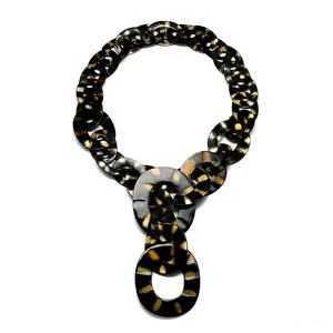 Collier en corne de buffle naturelle, tendance et personnalisé, pour enfants et femmes, idéal pour les fêtes. - Product Image 3