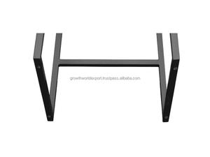 Modern Industrial Bar <b>Stool</b> Wooden Top Metal Frame Kitchen Counter <b>Stool</b> Minimalist Bar Chair Cafe Restaurant Furniture - Product Image 6