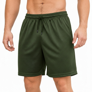 Shorts de sport pour hommes, en mesh respirant, séchage rapide, légers, athlétiques, logo personnalisé, OEM, vente en gros - Product Image 2