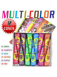 Cônes et tubes de henné de qualité cosmétique, couleur personnalisée OEM, pour peinture corporelle, tatouage temporaire, fournitures naturelles pour les mains - Product Image 6