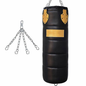 สินค้ามาใหม่ กระเป๋าชกมวยหนัง PU สำหรับฝึกซ้อม MMA สำหรับผู้ชายและผู้หญิง พร้อมโซ่และตะขอ ดีไซน์ระบายอากาศได้ ปรับแต่งได้ - Product Image 1