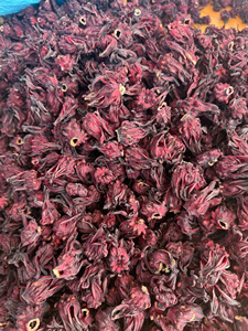 Fleurs d'hibiscus rouges séchées entières, fleurs de rosemallow, pour tisanes et décoration, fleurs séchées naturelles, fleurs d'hibiscus séchées entières - Product Image 4