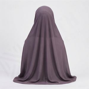 Conjunto de hiyab y abaya nuevo para Eid, listo para enviar, vestido musulmán de manga larga para mujer, pañuelo para la cabeza, suave, premium, elegante y con estilo. - Product Image 2