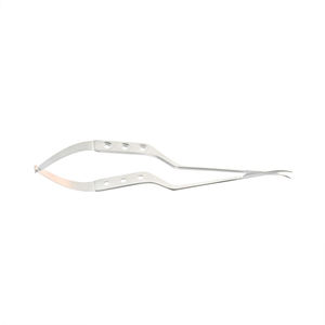Micro-ciseaux manuels en acier de haute qualité, lames angulées, pointe courbée, acier inoxydable, usage chirurgical, certifiés CE ISO par Grip Surgical - Product Image 5