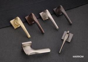 Ensemble de poignées de porte en alliage de zinc de qualité supérieure pour les applications de portes intérieures modernes résidentielles et commerciales - Product Image 2