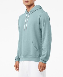 Sweat-shirt en molleton à capuche pour homme, couleur unie, coupe classique, avec poche avant, respirant, style décontracté, style automne - Product Image 3