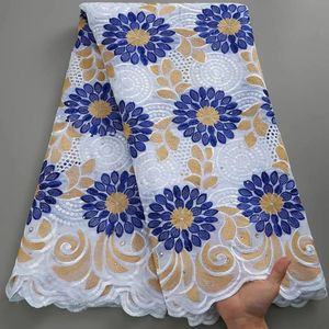 African Embroidery Fabric Lace Sequin Mesh Net Organza For Abaya Kaftan Garment Fashion Apparel Wholesale Buyers Global Trade EU - Product Image 5
