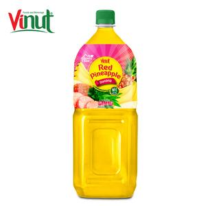 33,8 Floz Bebida de jugo de piña roja con Plátano Jugo de piña Jugo de fruta Proveedores al por mayor - Product Image 1