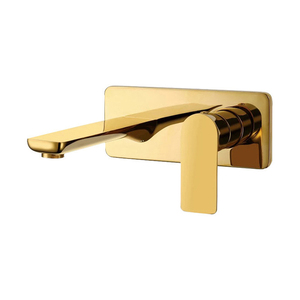 Rubinetto Miscelatore <span class=keywords><strong>a</strong></span> Parete in Ottone Cromato Quadrato per <span class=keywords><strong>Lavabo</strong></span>, Caldo/Freddo, per Bagno Moderno di Hotel e <span class=keywords><strong>Lavabo</strong></span> Vanity - Product Image 3