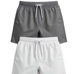 Short en maille double couche Logo personnalisé Short de basket-ball en maille de sport décontracté en polyester Short d'été pour hommes - Product Image 5