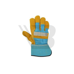 Gants de travail roses de qualité supérieure en cuir de vachette, gants de jardinage avec protection en cuir de vachette - Product Image 2