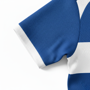 เสื้อกีฬาแบบกำหนดเองประสิทธิภาพสูง ผลิตจากโพลีเอสเตอร์ 100% แขนสั้น พิมพ์ลายด้านหน้า ระบายอากาศได้ดี ซับเหงื่อ สำหรับวัยรุ่น - Product Image 4