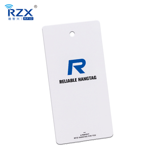 Tùy chỉnh thẻ giấy treo tag RFID bán lẻ tag UHF 860-960MHz may mặc treo tag RFID Nhãn thông minh cho trung tâm mua sắm - Product Image 2