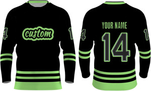 Tenue d'équipe de hockey sur glace entièrement sublimée, uniforme d'équipe sportive brodé et sublimé, maillot de hockey sur glace - Product Image 3