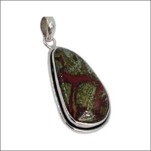 จี้แจสเปอร์โมร็อกโก925จี้อัญมณีสีเงินจี้หลากสีจี้น่ากลัว - Product Image 1